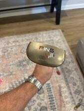 PING Nelli Gold Blade Golf Putter Club - Steel Shaft - 1 Club