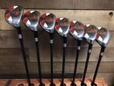 USED Majek K5 Hybrid Iron Set Golf Clubs 5-SW Senior Flex Graphite Shaft 184BMCY
