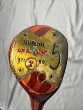 VTG Wilson Patty Berg Cup Defender 5 Wood w/Reminder Grip Steel Shaft RH