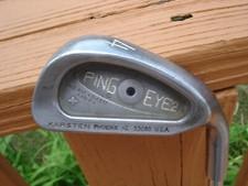 Ping Golf Eye2+ #4 Iron Men Right Hand Stiff Flex Steel Shaft BLACK DOT VG+ $10
