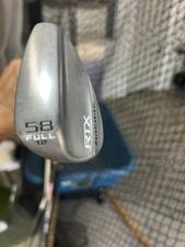 Cleveland RTX ZipCore 58° 12 Bounce Lob Wedge RH Steel Shaft Used