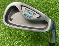 Black Shark Hefty Sole 7 Iron / RH ~36.5" / Stiff Graphite / NEW GRIP / xx1952