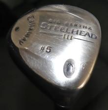 Big Bertha Steelhead III Firm Flex #5 Wood RH Golf Club W/Cover
