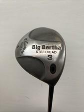 Callaway Big Bertha Steelhead 3 Wood Right Handed Firm Flex Graphite Shaft