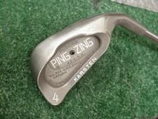 Ping Zing 4 Iron Black Dot KT-M Steel Stiff Flex NO Grip