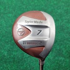 TaylorMade Ti Bubble 2 7 Fairway Wood S-90 Stiff Graphite RH