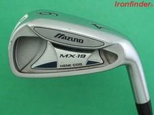 Mizuno MX-19 Single 6 Iron Steel Shaft Regular Flex Mens Right Handed Good Cond