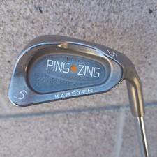 Ping Zing 5 Iron Orange Dot Right Handed 38" Steel Stiff Shaft Good Grip