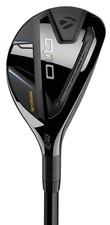 Left Hand TaylorMade Qi10 Rescue 19* 3H Hybrid Stf Fuji Ventus TR Blue 7 Excnt