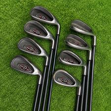 Callaway Big Bertha Iron Set 8pcs 4-PW,SW Gpaphite Shaft R Flex RH