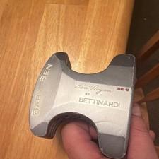 Bettinardi Baby Ben BHB-9 Ben Hogan Mallet Putter RH Steel Shaft Silver