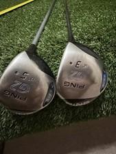 2 Ping G2 5 &3 Driver 17 & 14 Degrees Black Dot Graphite TFC 100 Reg & S Flex RH