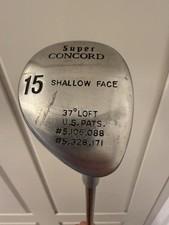 Super concord 15 wood shallow face 37 degree R flex shaft RH
