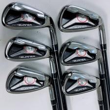 TaylorMade Burner 2009 Iron Set 6pcs 5-PW RE-AX SUPERFAST Flex R