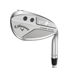 CALLAWAY JAWS RAW CHROME LOB WEDGE 58°-12° (BOUNCE) X GRIND STEEL WEDGE FLEX STA