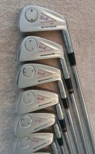 TZ GOLF - VINTAGE RARE 2 Ping Woods, Wilson STAFF DYNAPOWER 2-SW Irons RH