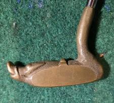 1970s One Of A Kind "Razorback Par Hog " Brass Putter