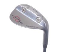 Power Play Dual System SW RH 56*Loft / 12* Bounce Wedge Flex Steel Shaft +2"