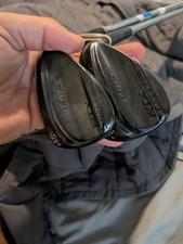 Right Cleveland RTX Zipcore black satin wedge set.56,60