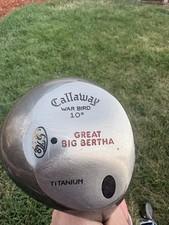 Callaway War Bird Great Big Bertha 10° 1-Wood Driver RH titanium 