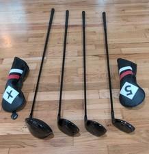 Stix Driver 10.5° Driver 1 3 & 5 Wood + 4 Hybrid Set Golf Graphite Stiff Flex RH