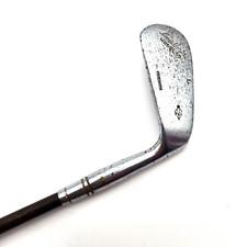Lawlors Model 40 Mashie 5 iron Model chromium RH Metal Shaft Leather grip vintag