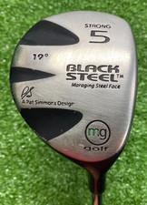 MasterGrip Black Steel Strong 5 Wood 19*/ RH/ Reg Steel ~41.5"/ NEW GRIP/ xx8896