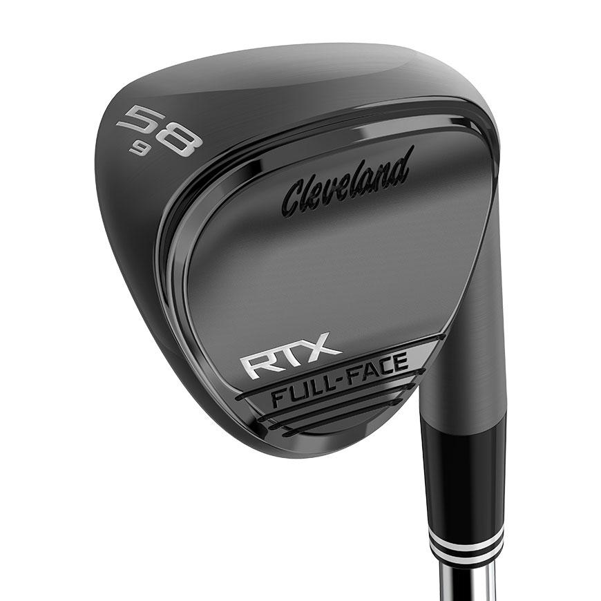 RTX FULL-FACE BLACK SATIN WEDGE