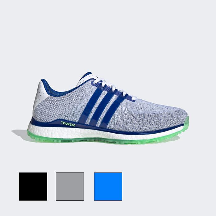 Adidas TOUR360 XT-SL Spikeless Textile Golf Shoes 8.0/Cloud White / Core Black / Grey Two /Medium
