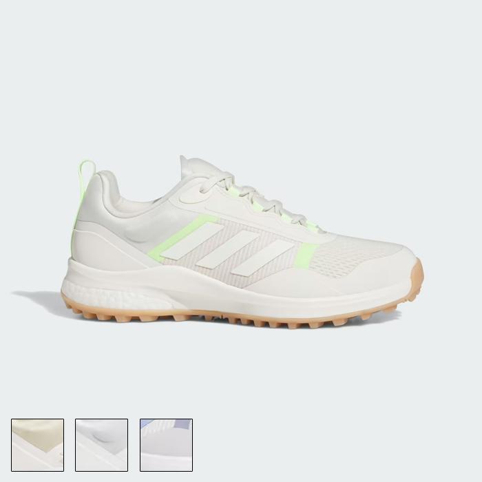 adidas Women's Zoysia Golf Shoes 10.0/Off White/Off White/Green Spark