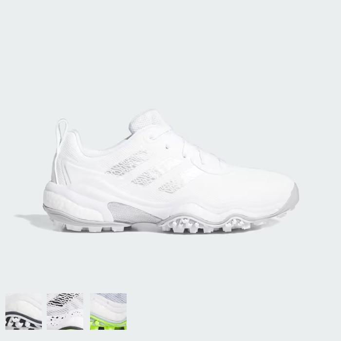 adidas Women's Codechaos 25 Spikeless Golf Shoes 5.0/Cloud White/Core Black/Lucid Lemon