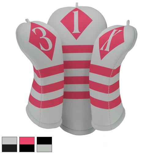 BeeJos Victor Collection Headcovers Fairway #7/White & Black