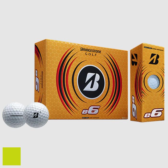 Bridgestone e6 Golf Balls White (3EWX6D)