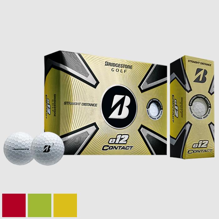 Bridgestone e12 Contact Golf Balls Matte Yellow (3CYX6D)