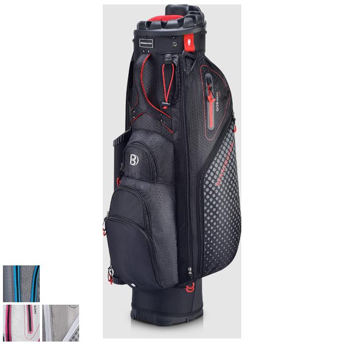 Bennington Quiet Organizer 9 Lite Cart Bag Grey/White/Pink