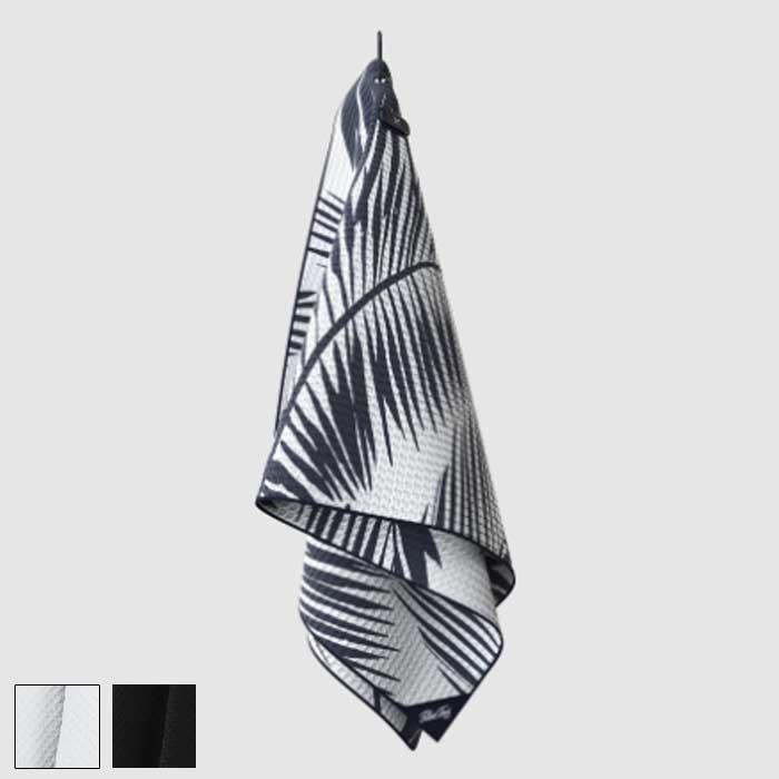 Blue Tees Golf MAGTOWEL Caddie 18x39 Palm Navy