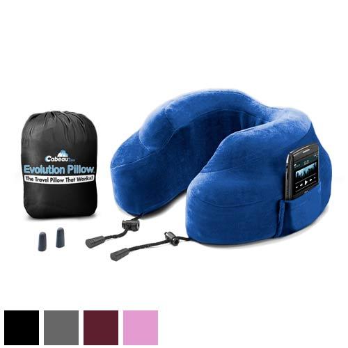 Cabeau Memory Form Evolution Travel Pillows Pink