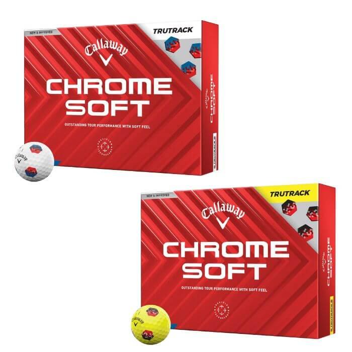 Callaway Chrome Soft TruTrack Golf Ball Yellow