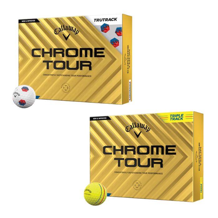 Callaway Chrome Tour 24 TruTrack Golf Ball Yellow