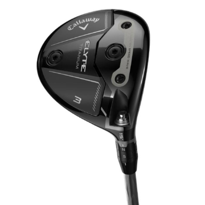 Callaway ELYTE Ti Fairway Wood LH/3W/15 (Adjustable)/Project X Denali Charcoal 70 graphite (Standard)/S