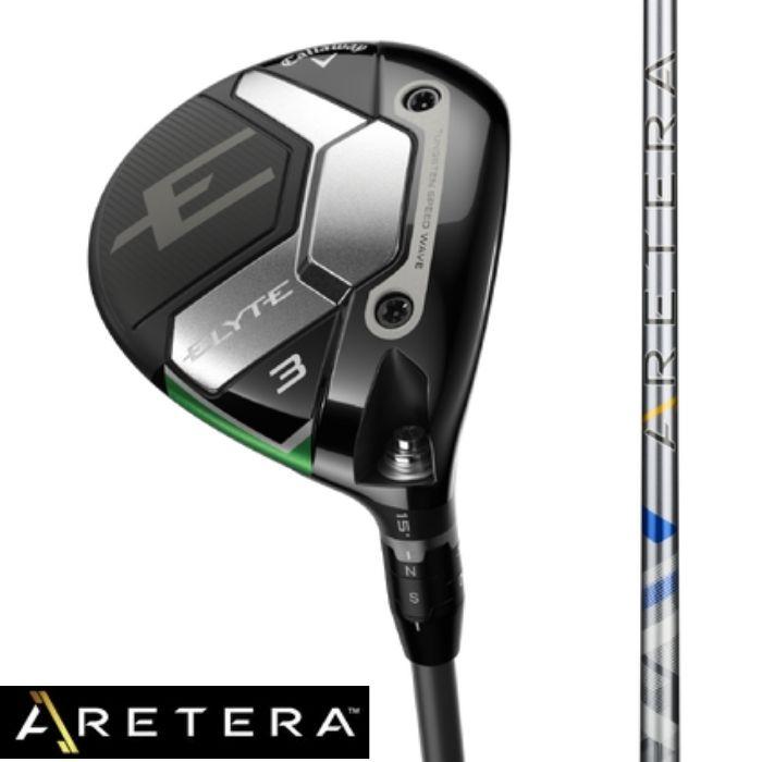 Callaway ELYTE Triple Diamond Fairway Wood w/ARETERA Shaft RH/3W/15/ARETERA EC1 Blue FW 85 graphite (Standard)/S