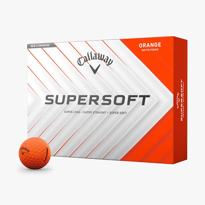 Callaway Supersoft Matte Orange Golf Balls Matte Orange