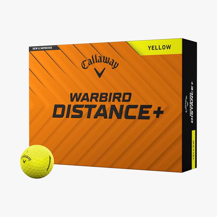 Callaway Warbird Distance+ Yellow Golf Balls Yellow