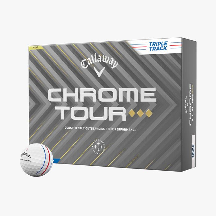 Callaway Chrome Tour Triple Diamond Triple Track Golf Balls White