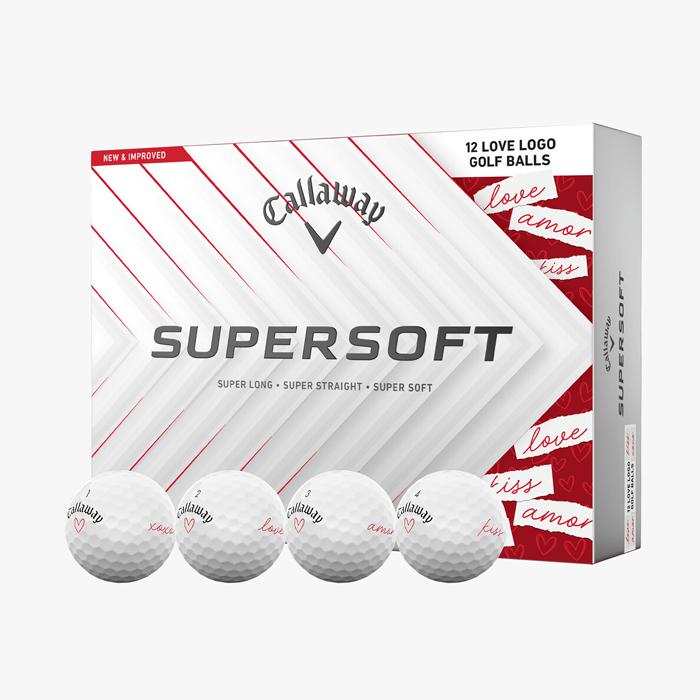 Callaway Supersoft Love Golf Balls White (64193621295)