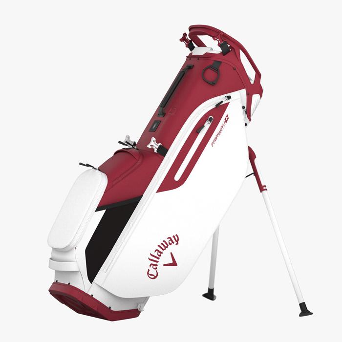 Callaway Fairway + Stand Bag - Cardinal/White