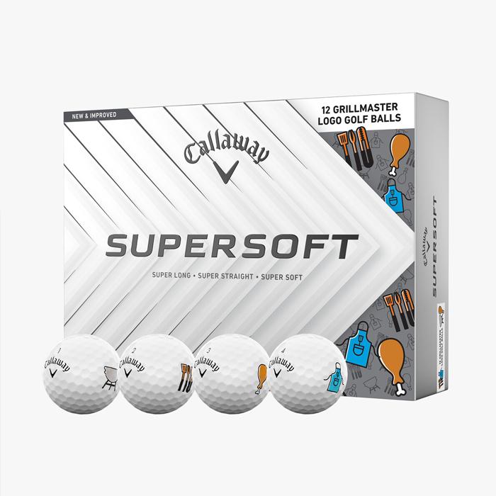 Callaway Supersoft Father's Day Grillmaster Golf Balls White