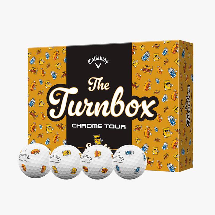 Callaway Chrome Tour Turnbox Golf Balls White