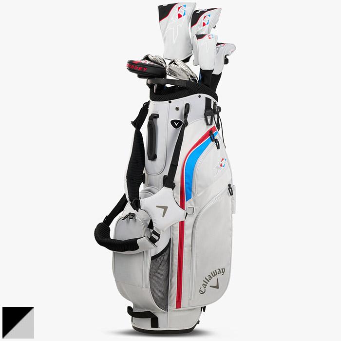 Callaway XR 26 13-Piece Long Length Complete Set LH/Black/Silver - Graphite/R