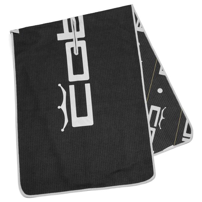 Cobra Microfiber Tour Golf Towel Black